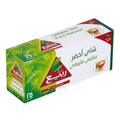 ربيع شاي اخضر صافي طبيعي - 25 كيس 