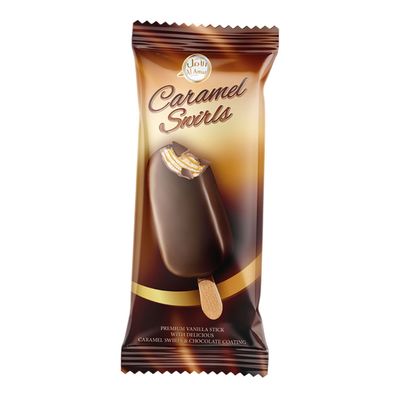 Al Amal Ice Cream Caramel Swirls - 100ml