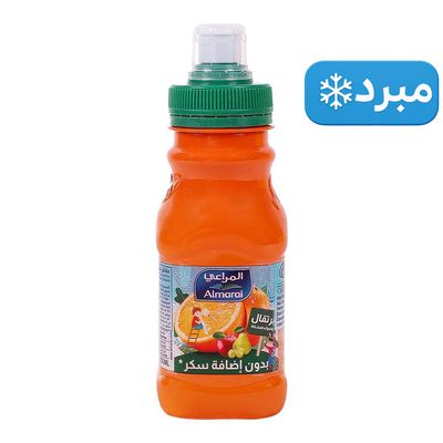 Almarai Juice Orange & Mixed Fruit Flavor No Added Sugar - 180ml