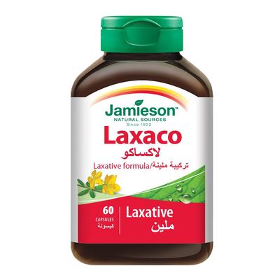 Jamieson Laxative Laxaco 60 Capsules