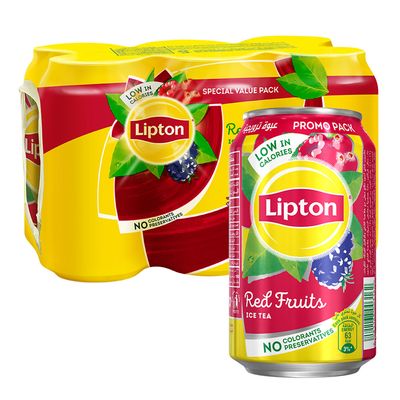 Lipton Iced Tea Fruit Cocktail Flavor 315 ML × 6