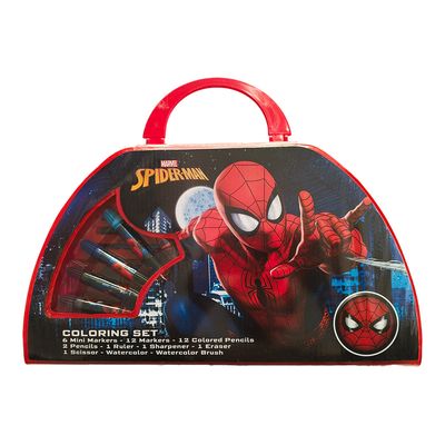 Marvel Spider-Man Coloring Tools Carry Case for Kids
