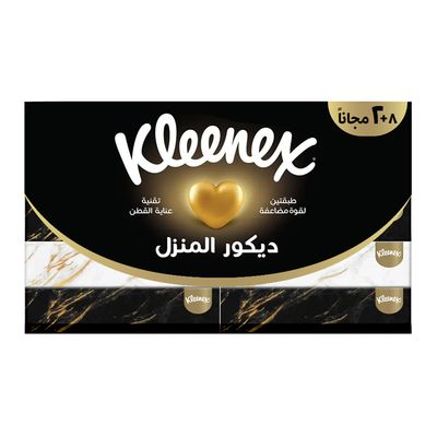 Kleenex Facial Tissue Home Decor 70 Tissues 8+2 Free