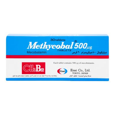 Methycobal 500 MCG Vitamin B12 30 Tablets