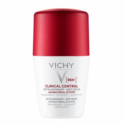 Vichy Roll-On Clinical Control Deodorant 96 Hours Protection - Alcohol Free - 50 ml