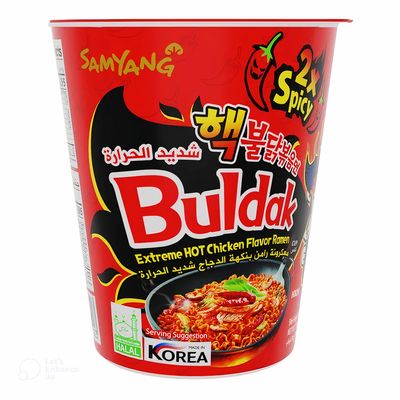 Samyang Buldak Noodles Ramen Extreme Hot Chicken Flavor Cup 70 G