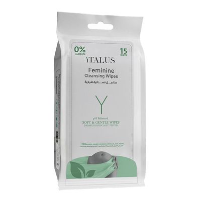 Italus Feminine Cleansing Wipes Single - 15pcs