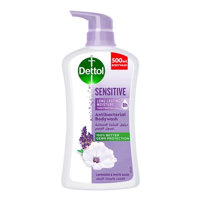 Dettol Shower Gel Anti Bacterial Sensitive 500 ML