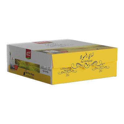 Alkhair Black Tea Fine Bags 100 Pieces