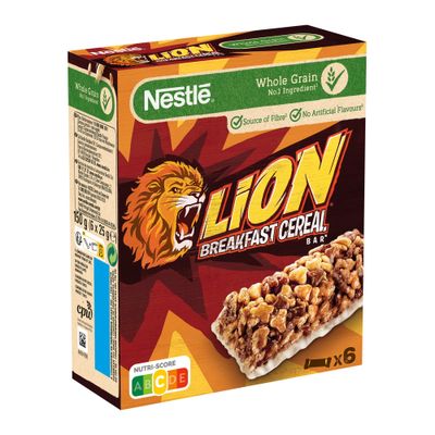 Lion Cereal Bar Breakfast Imported 25 G × 6