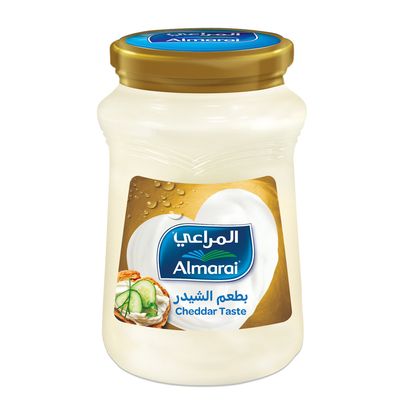 المراعي شبيه جبنة كريم بطعم الشيدر قابلة للدهن كامل الدسم 500 جرام