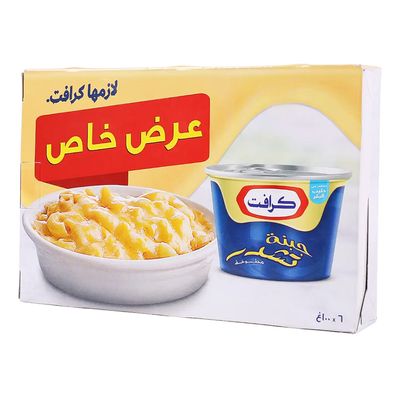 كرافت جبنة شيدر 100 جرام × 6
