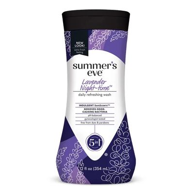 Summer's Eve Lavender Night-time Cleansing Wash For Sensitive Skin 5-in-1- 354ml