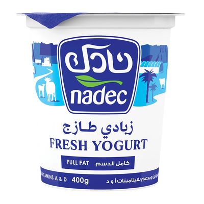 Nadec Fresh Yogurt Full Fat Fortified With Vitamins - 400g