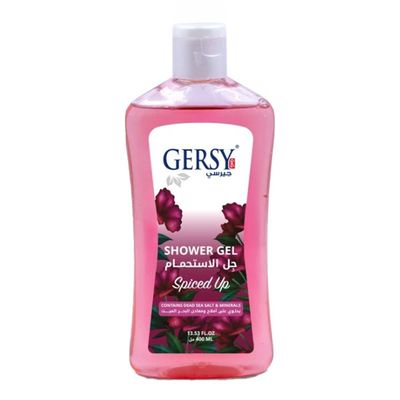 Gersy Shower Gel Spiced Up with Dead Sea Salt & Minerals - 400ml