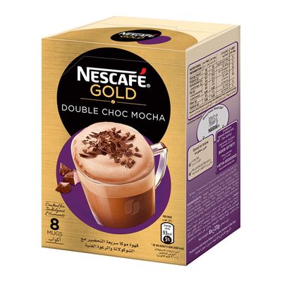 Nescafe Gold Podwer Double Choco Mocha Imported 8 x 184 G