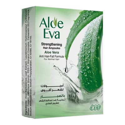 Aloe Eva Ampoule For Hair With Aloe Vera For Normal Hair 4 Pieces