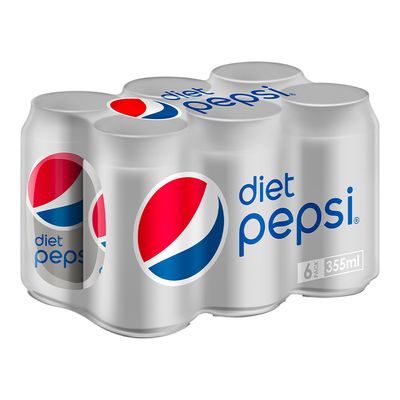 بيبسي مشروب غازي دايت 355 مل × 6