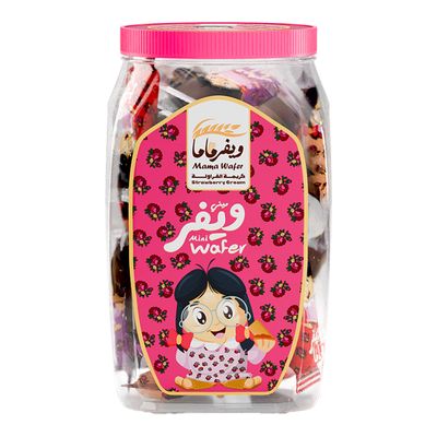 ماما ويفر ميني بكريمة الفراولة - 450 جرام