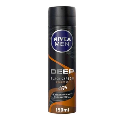 Nivea Deodorant For Men Deep Black Carbon 150 ML