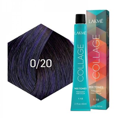 Lakme Collage Hair Color Mix Tones Violet 0/20 60 ML