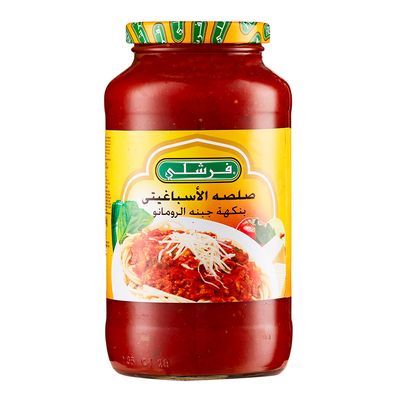 فرشلي صلصة الاسباغيتي جبنة الرومانو 680 جرام