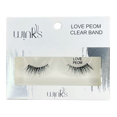 Winks Clear Band Lashes - Love Peom