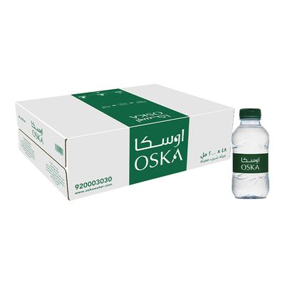 Oska Bottled Drinking Water 200 ML × 48 Box