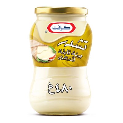 كرافت جبن كريم تشدر قابلة للدهن 480 جرام