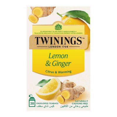 Twinings Herbs Lemon & Ginger Infusion - 20bag