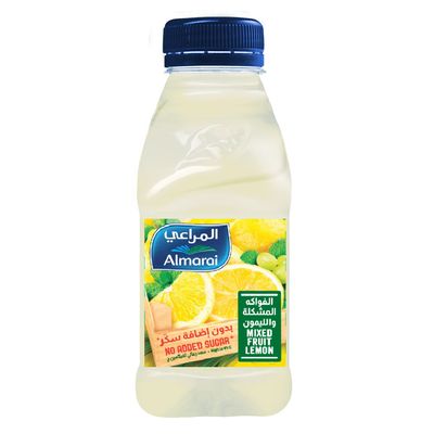 Almarai Juice Mixed Fruits and Lemon Flavor No Added Sugar 200 ML