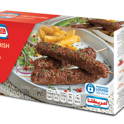 Americana Kebab Beef Shish 8 Pcs 320 G