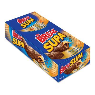 Tiffany Break Wafer Supa Caramel And Milk Chocolate Cream 30 G × 12 Box