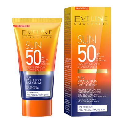 Eveline SUN PROTECTION FACE CREAM SPF50 -50ML