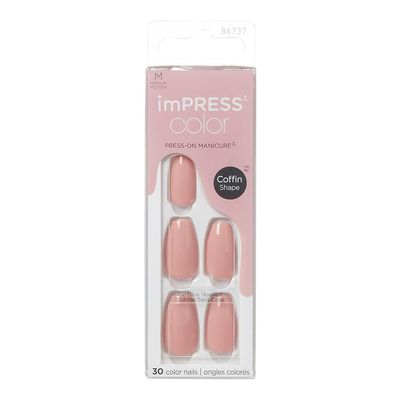 imPRESS - Press-On Nails - Coffin Shape Medium Length No.86737 - 30 Pieces