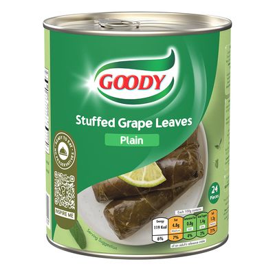 قودي ورق عنب محشي سادة 24 قطعة - 850 جرام