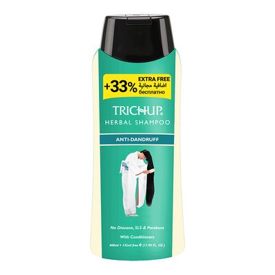 Trichup Herbal Shampoo With Conditioners Anti Dandruff - 400ml + 132ml free