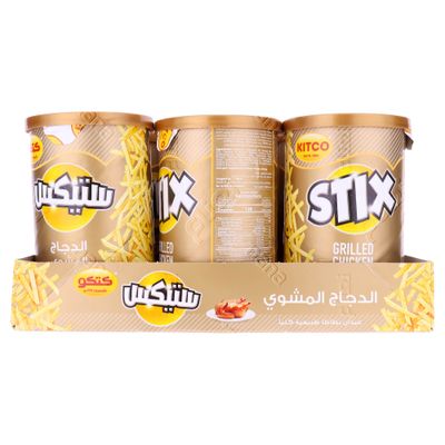 ستيكس عيدان بطاطس الدجاج مشوي 45 جرام × 6