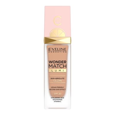 Eveline Wonder Match Foundation with SPF 25 - No. 20 - Dark Nude - 30 ml