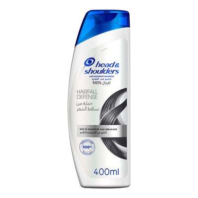 Head and Shoulders Shampoo For Men Anti-Dandruff Hairfall Defense 400 ML