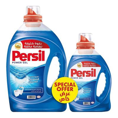 Persil Power Gel Liquid Laundry Detergent High Foam - 2.9L + 1L Free