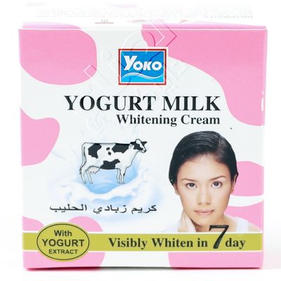 يوكو كريم الوجه مبيض بالزبادي 4 جرام