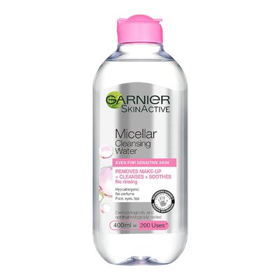 غارنييه ماء ميسيلار منظف للوجه للبشرة الحساسة - 400 مل