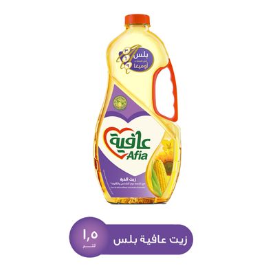 عافية زيت ذرة بلس 1.5 لتر
