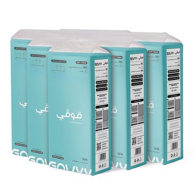 Gouvy Facial Tissues 5-Ply - 1800 Tissues