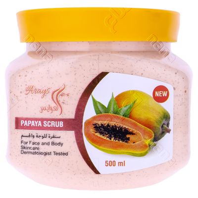 Alarays Scrub For Face and Body Papaya -500ml