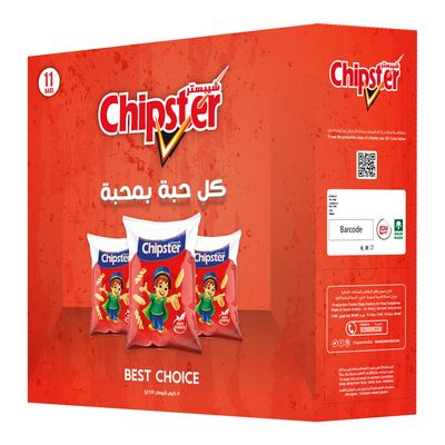 Chipster Snack Spiral Best Choice 25 G × 11 Box