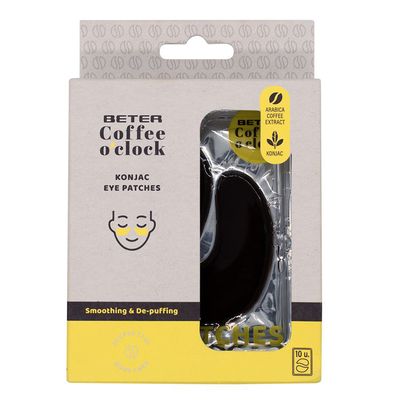 Beter Konjac Eye Patches Coffee O'clock - 10 pieces