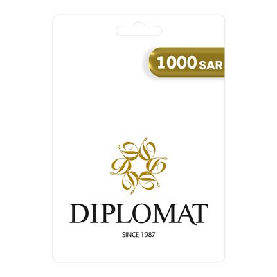 الدبلوماسي للحلويات بطاقة هدايا 1000 ريال