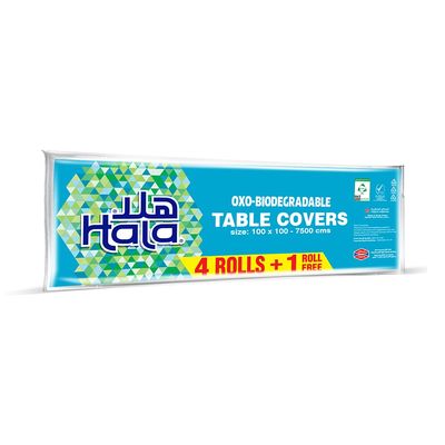 Hala Table Cover Size 100 X 100 Cm 5 Rolls